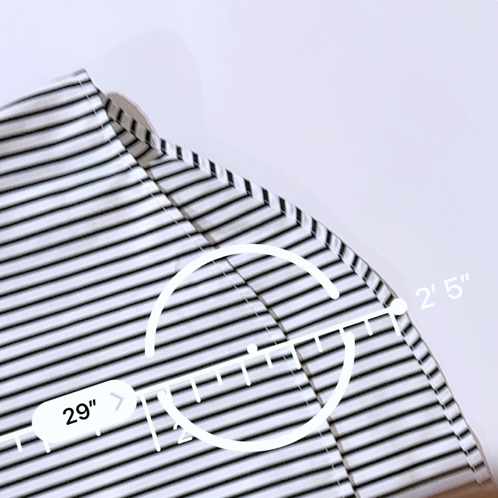 Lauren Ralph Lauren Two Tone White/Black Stripe Cotton Button Down Shirt Size 2X - Picture 9 of 12